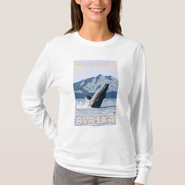 Buckel-Wal - Wrangell, Alaska T-Shirt (Vorderseite)