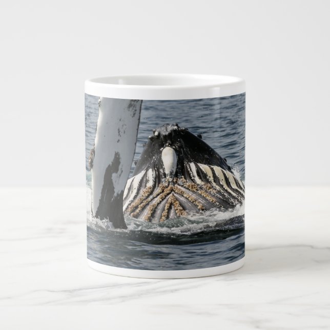 Buckelwal Jumbo-Tasse (Vorderseite)