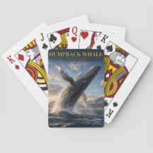 Buckelwal offenes Meer TIERPOKERKARTEN