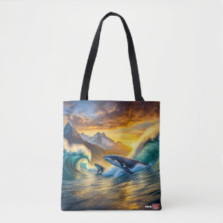 Buckelwale bei Sunset Design von Rich AMeN Gill