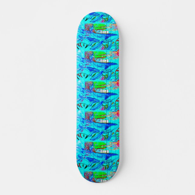 Buckelwale Skateboard (Vorne)