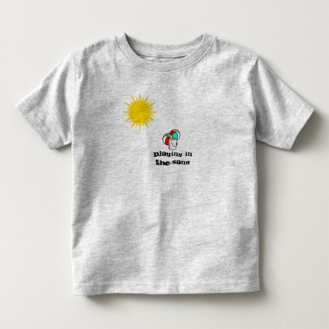 Bucket & Balls - Kleinkind T-shirt (Vorderseite)