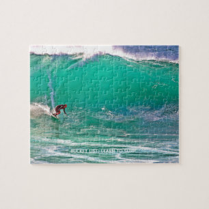 Bucket List Dreaming Surf Türkis Waves Puzzle
