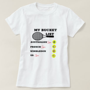 Bucket List Grand Slam Shirt - Personalisiert