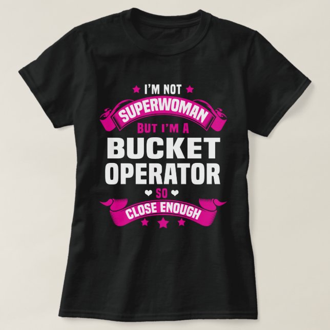 Bucket-Operator T-Shirt (Design vorne)