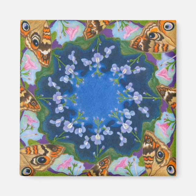 Buckeye Butterfly Kühlschrank Magnet (Vorne)