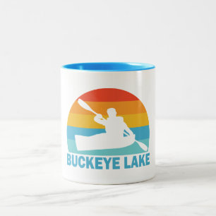 Buckeye Lake Ohio Kayak Zweifarbige Tasse