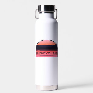 Buckeye Lake Ohio Rote Morgensonne Trinkflasche