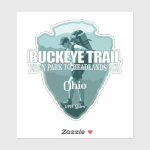 Buckeye Trail (arrowhead T) Aufkleber