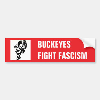 BUCKEYES FIGHT FASCISM AUTOAUFKLEBER