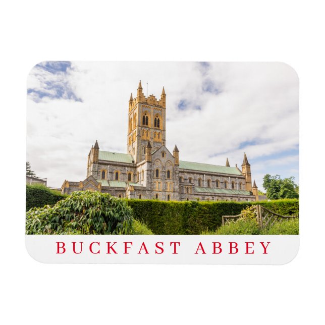 Buckfast Abbey View Kühlschrankmagnet Magnet (Horizontal)