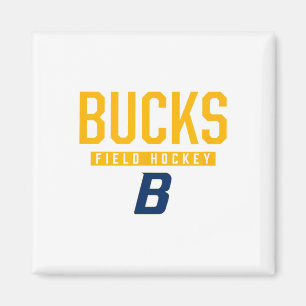 Buckhorn Bucks Logo Feldhockey HS  Magnet