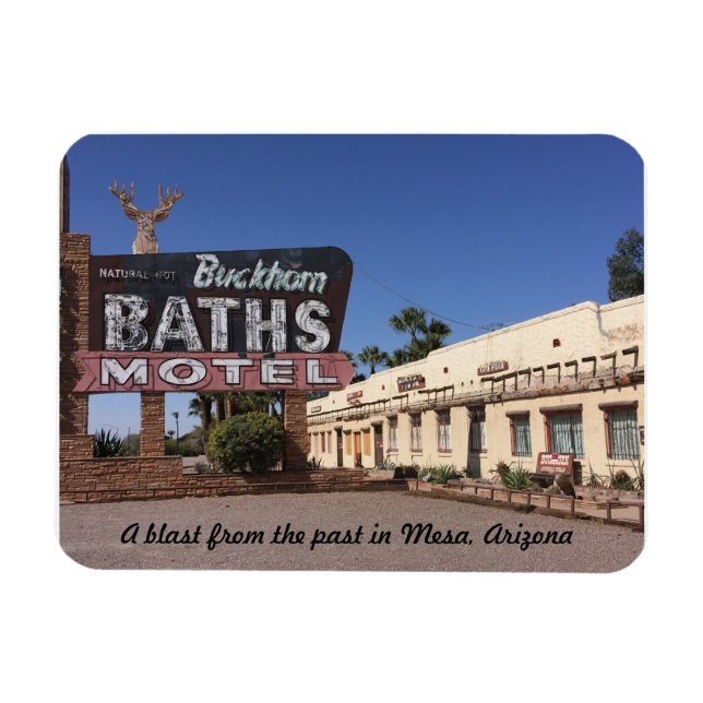 Buckhorn Motel, Mesa, Arizona Magnet (Horizontal)