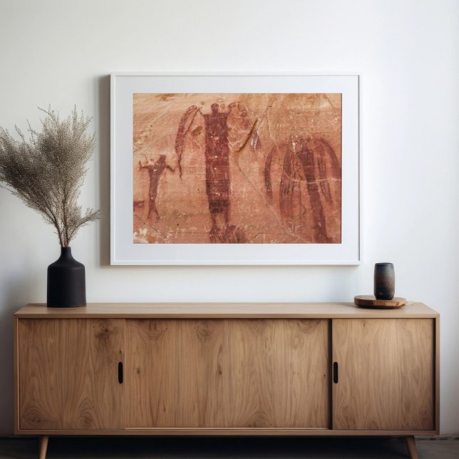 Buckhorn Wash Spirits Pictograph Panel Utah Poster (Von Creator hochgeladen)