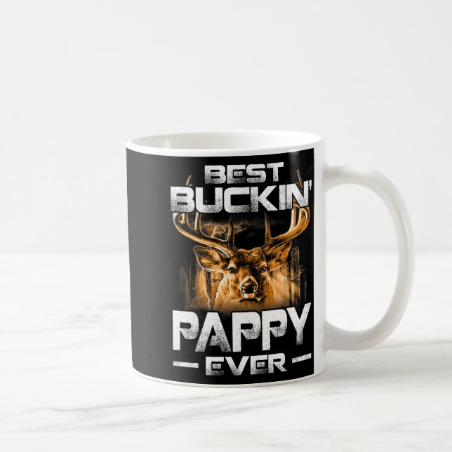 Buckin' Pappy Ever Shirt Deer Hunting Bucking Fath Kaffeetasse (Rechts)