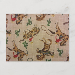 Bucking Bronco Postkarte