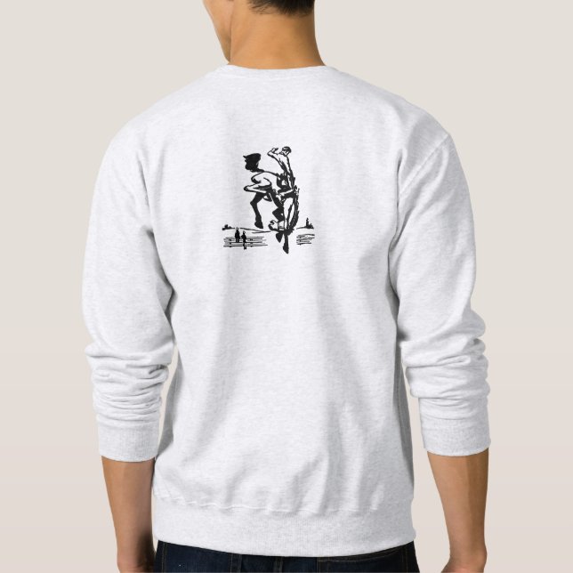 Bucking Bronco Reiter Sweatshirt (Rückseite)