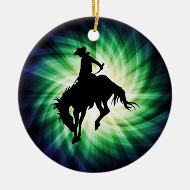 Bucking Bronco; Rodeo; Cool Keramikornament (Vorne)