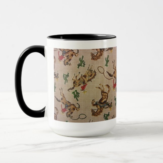 Bucking Bronco Tasse (Links)