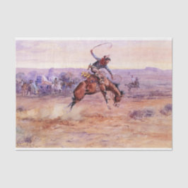 Bucking Bronco (von Charles M. Russell) Seidenpapier
