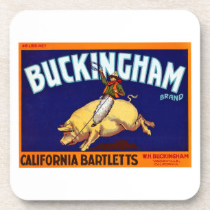 Buckingham Brand California Bartletts Getränkeuntersetzer