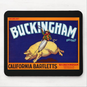 Buckingham Brand California Bartletts Mousepad