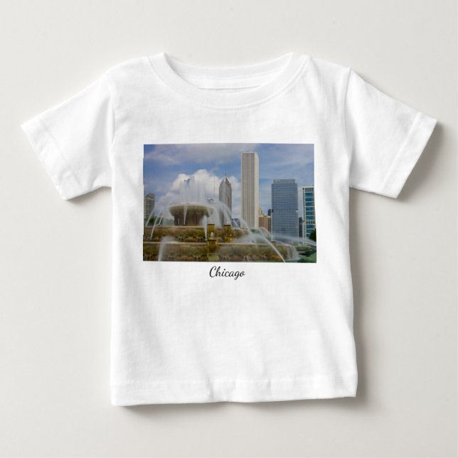 Buckingham Fountain Baby T-shirt (Vorderseite)