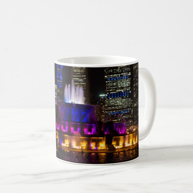 Buckingham Fountain Chicago Coffee Tasse (VorderseiteRechts)