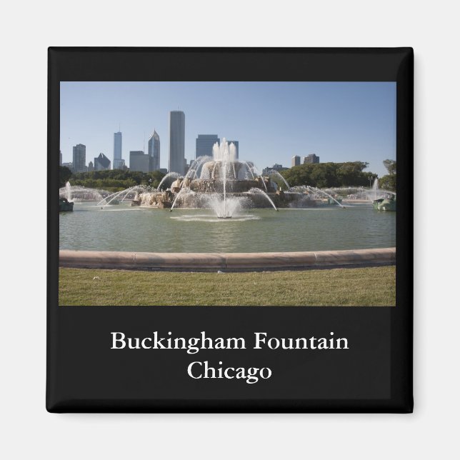 Buckingham Fountain, Chicago Magnet (Vorne)