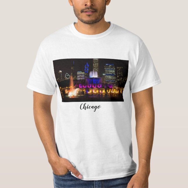 Buckingham Fountain Chicago T-Shirt (Vorderseite)