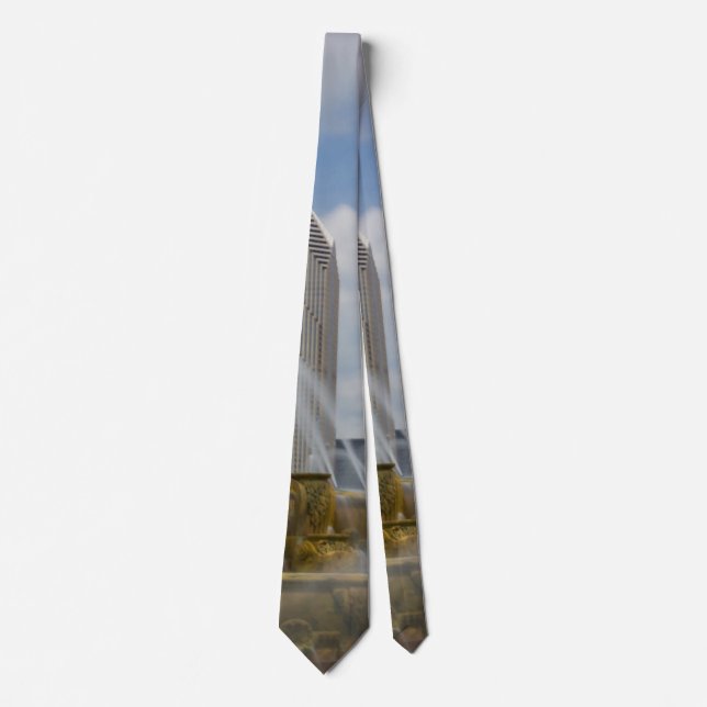 Buckingham Fountain Neck Tie Krawatte (Vorderseite)