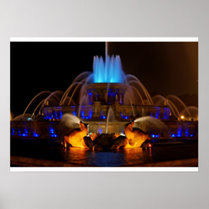 Buckingham Fountain Poster