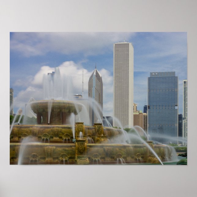 Buckingham Fountain Poster (Vorne)