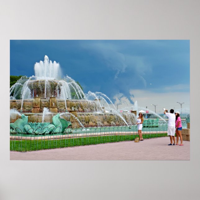 Buckingham Fountain Poster (Vorne)