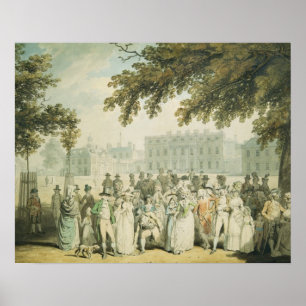 Buckingham Haus, St James Park, 1790 Poster