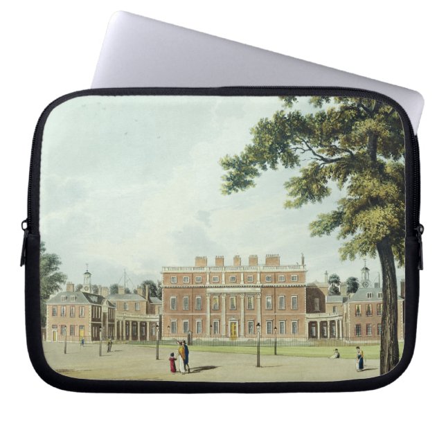 Buckingham Haus, 'von der Geschichte des Laptopschutzhülle (Vorderseite)