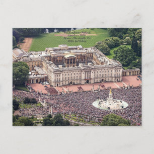Buckingham Palace 2016. 90. Geburtstag der Königin Postkarte