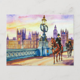 Buckingham Palace Aquarell Postkarte