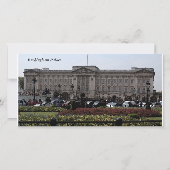 Buckingham Palace Foto Card (Vorderseite)