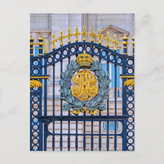 Buckingham Palace Gates, London UK Postcard Postkarte (Vorderseite)