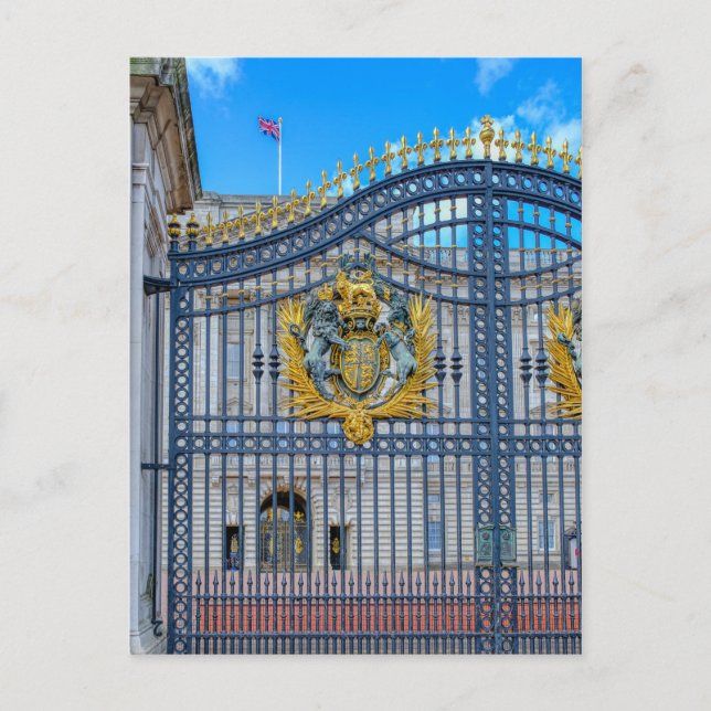 Buckingham Palace Gates, London UK Postcard Postkarte (Vorderseite)