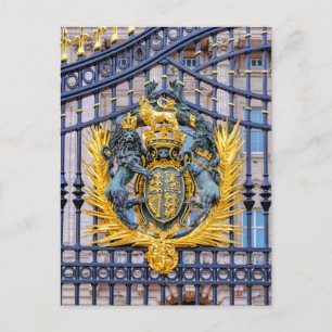 Buckingham Palace Gates, London UK Postcard Postkarte