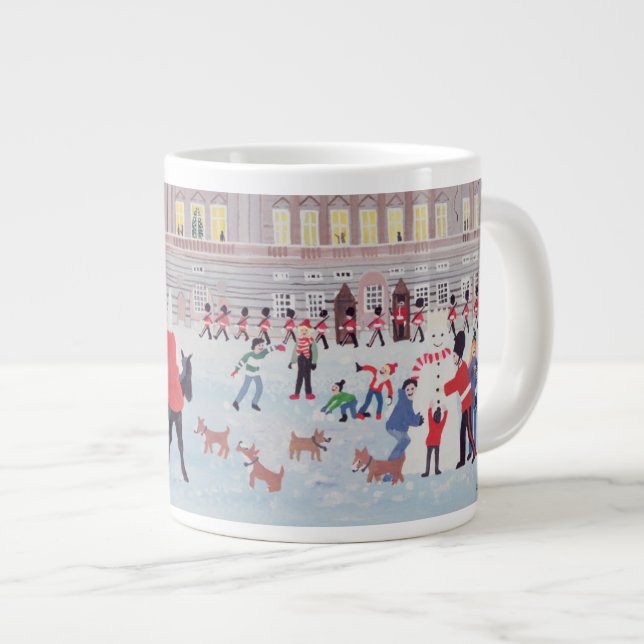 Buckingham Palace London Jumbo-Tasse (Vorderseite Rechts)
