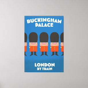 Buckingham Palace London mit dem Zug Leinwanddruck