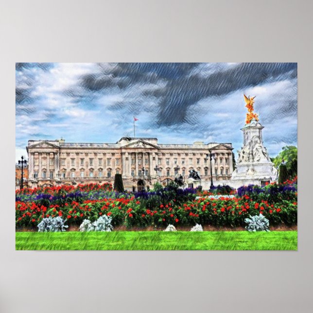 Buckingham Palace London Poster (Vorne)