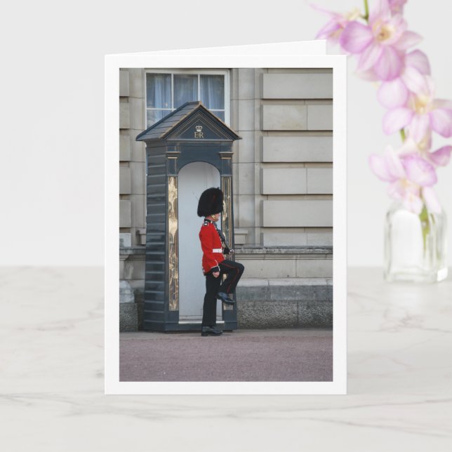 Buckingham Palace Queen's Guard Karte (Orchidee)