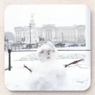 Buckingham Palace Snowman London Getränkeuntersetzer