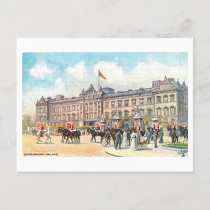 Buckingham-Palast Vintage-Postkarte Postkarte