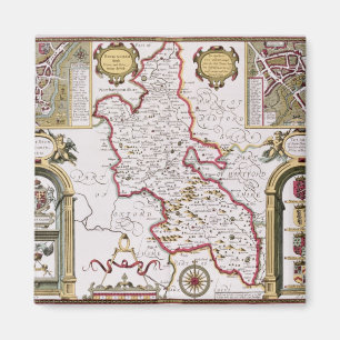 Buckinghamshire, Gravur von Jodocus Magnet