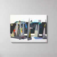 Buckland Beach Yachten - Starke Leinwand Drucken